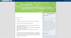 Desktop Screenshot of ethnocentricme.blogspot.com