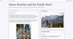 Desktop Screenshot of jameshemsleyandthefamilyband.blogspot.com
