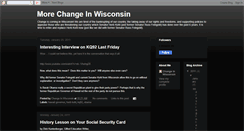 Desktop Screenshot of change-in-wisconsin.blogspot.com