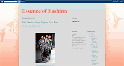 Desktop Screenshot of essencemoda2011.blogspot.com