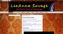 Desktop Screenshot of leeannesavage.blogspot.com