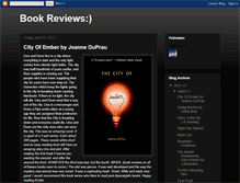 Tablet Screenshot of emilysbookreviews-1234.blogspot.com