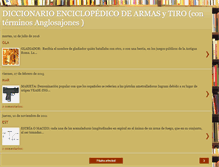 Tablet Screenshot of diccionarioenciclopedicodearmas.blogspot.com