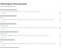 Tablet Screenshot of pathologicalprocrastinator.blogspot.com