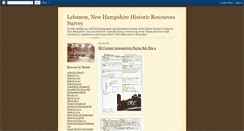 Desktop Screenshot of lebanonnhhistory.blogspot.com