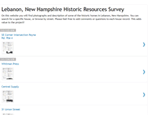 Tablet Screenshot of lebanonnhhistory.blogspot.com