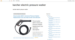 Desktop Screenshot of best-karcherelectricpressurewashers.blogspot.com