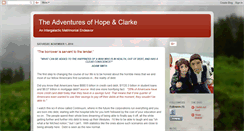 Desktop Screenshot of hopeandclarke.blogspot.com