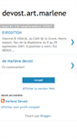 Mobile Screenshot of marlenedevost.blogspot.com