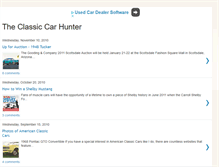 Tablet Screenshot of classiccarhunter.blogspot.com