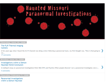 Tablet Screenshot of hauntedmo.blogspot.com