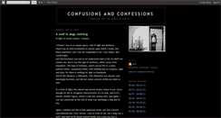 Desktop Screenshot of confusionsandconfessions.blogspot.com