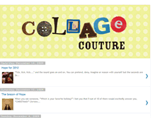 Tablet Screenshot of collage-couture.blogspot.com