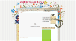 Desktop Screenshot of chatdownloadseries.blogspot.com