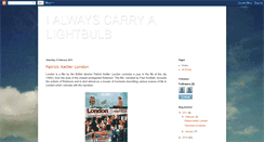 Desktop Screenshot of ialwayscarryalightbulb.blogspot.com