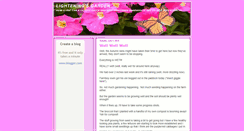 Desktop Screenshot of lighteningsgarden.blogspot.com