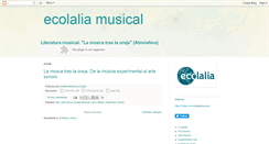 Desktop Screenshot of ecolaliamusical.blogspot.com