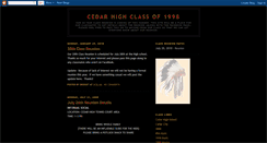 Desktop Screenshot of cedarhighclassof98.blogspot.com