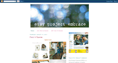 Desktop Screenshot of etsyprojectembrace.blogspot.com