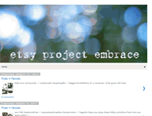 Tablet Screenshot of etsyprojectembrace.blogspot.com