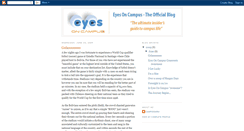 Desktop Screenshot of eyesoncampus.blogspot.com