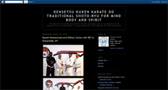 Desktop Screenshot of densetsukukenkaratedo.blogspot.com