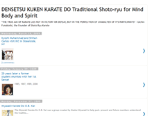 Tablet Screenshot of densetsukukenkaratedo.blogspot.com