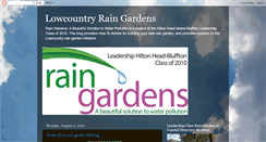 Desktop Screenshot of lowcountryraingardens.blogspot.com