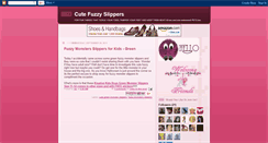 Desktop Screenshot of cute-fuzzy-slippers.blogspot.com