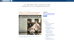 Desktop Screenshot of mundodemocraciaartevenezuela.blogspot.com