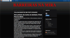 Desktop Screenshot of barreirasnoticias.blogspot.com