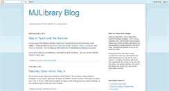 Desktop Screenshot of mjlibrary.blogspot.com