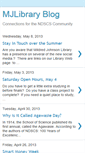 Mobile Screenshot of mjlibrary.blogspot.com