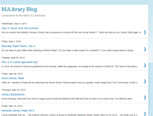 Tablet Screenshot of mjlibrary.blogspot.com