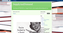 Desktop Screenshot of amberssupplyanddemand.blogspot.com