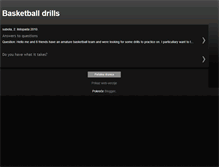 Tablet Screenshot of greatbasketballdrills.blogspot.com