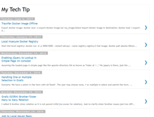 Tablet Screenshot of mytechtip.blogspot.com