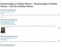 Tablet Screenshot of disadvantages-of--mobile-phones.blogspot.com