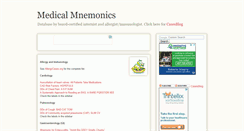 Desktop Screenshot of medmnemonics.blogspot.com