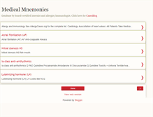 Tablet Screenshot of medmnemonics.blogspot.com