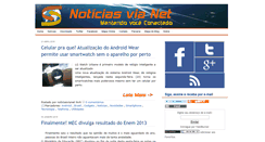 Desktop Screenshot of noticiasvianet.blogspot.com