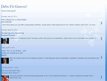 Tablet Screenshot of debsfitgroove.blogspot.com