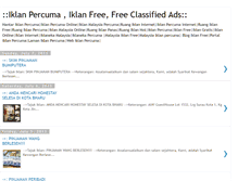 Tablet Screenshot of iklanpercuma-freeads.blogspot.com