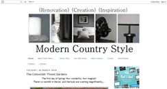 Desktop Screenshot of moderncountrystyle.blogspot.com