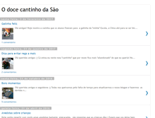 Tablet Screenshot of docecantinhodasao.blogspot.com