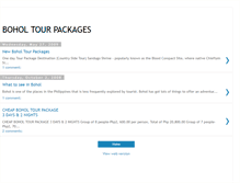 Tablet Screenshot of boholonedaytour.blogspot.com