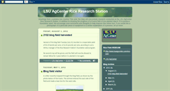 Desktop Screenshot of lsuagcenterrice.blogspot.com