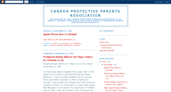 Desktop Screenshot of canadaprotectiveparents.blogspot.com