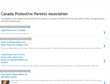 Tablet Screenshot of canadaprotectiveparents.blogspot.com