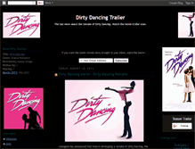 Tablet Screenshot of dirty-dancing-movie-trailer.blogspot.com